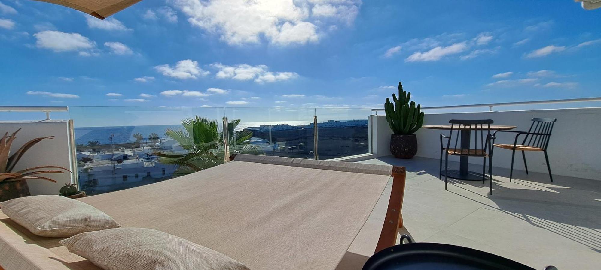 شقة Cocomar II ~ Ocean View Loft Guatiza المظهر الخارجي الصورة